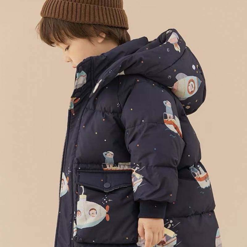 儿童中长款羽绒服新款宝宝男童女童花布羽绒服,童装/婴儿装/亲子装,羽绒服,淘宝优惠券,粉丝福利购,淘宝优惠卷