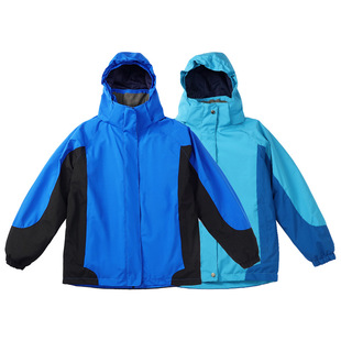 防风防寒男女童冲锋衣外套摇粒绒内胆新款 儿童校园校服同款 冬季