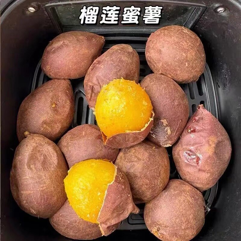 正宗榴莲蜜薯黄心红薯烤地瓜新鲜玛莎莉黄金番薯现挖地瓜蔬菜整箱