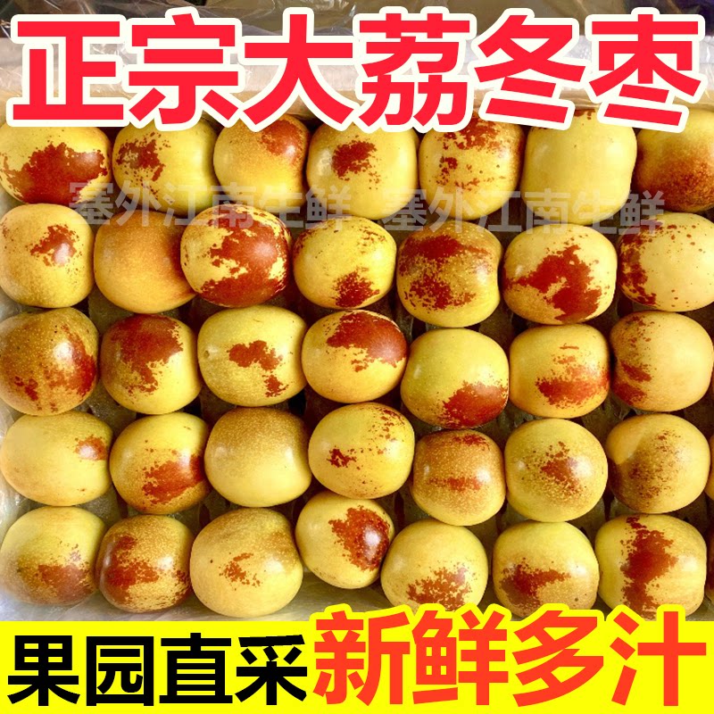 新鲜冬枣5斤当季水果脆甜鲜枣子原产地直发整箱包邮脆枣鲜枣
