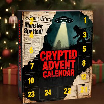 跨境奇趣个性热销2025 AdventCalendar神秘生物日历圣诞盲盒礼物