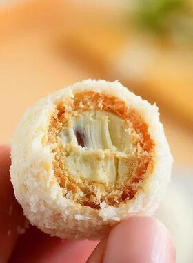 稳爸有方七白爆浆仁酥夹QQF心丸椰蓉百合茯苓网红休脆闲 杏解馋零