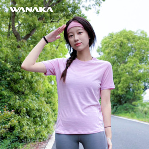 美丽诺羊毛135Tre-Vira女士短袖运动T恤速干透气控温户外跑步徒步