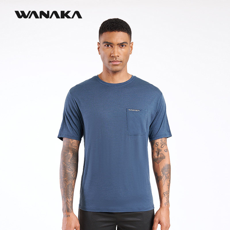 WANAKA美丽诺羊毛速干衣100%口袋T恤短袖男透气跑步健身户外登山,户外/登山/野营/旅行用品,速干T恤,淘宝优惠券,粉丝福利购,淘宝优惠卷