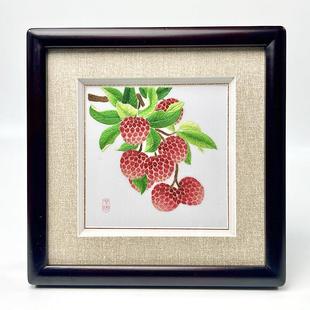 实体店经营广绣粤绣广州特色礼品 岭南广府文化手工刺绣挂件摆件