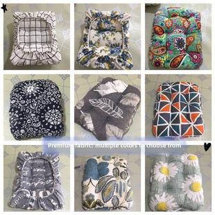 帆布加厚软垫长方形学生凳垫套换鞋椅垫钢琴助推器垫套工厂