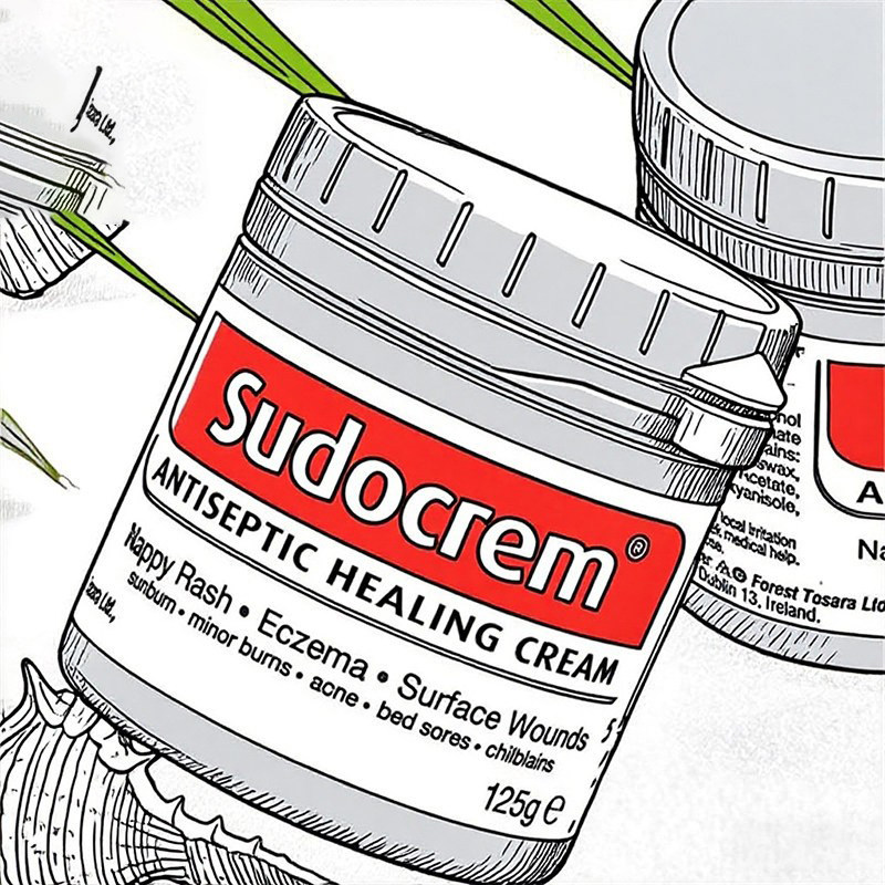 正品英国Sudocrem屁屁霜护臀膏屁屁乐去粉刺125g 英国品牌广东