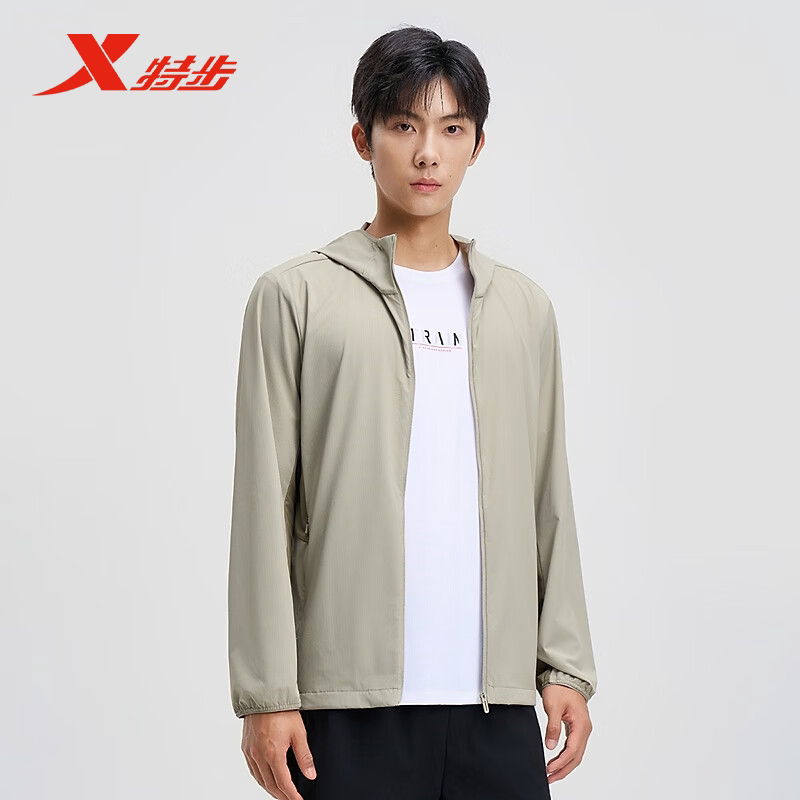 特步防晒衣外套男2025夏季新款图片