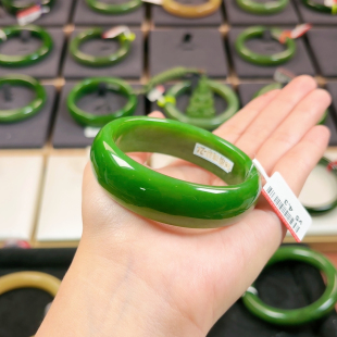 V5碧玉艳底艳辣阳绿色标级无包容细底宽胎589毕业收藏级正价16.8w