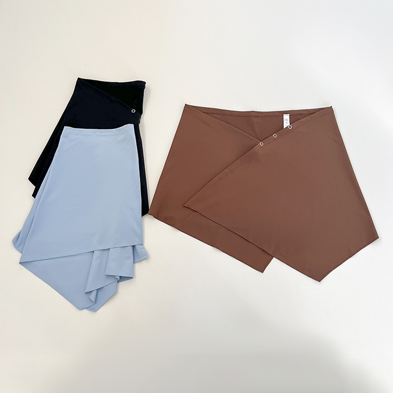 大码瑜伽遮臀裙屁帘防尴尬跑步运动外搭一片式裙罩健身服女短裙