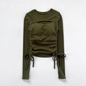 高级感有特色新款 上衣速干吸汗女 健身瑜伽运动普拉提训练跑步长袖