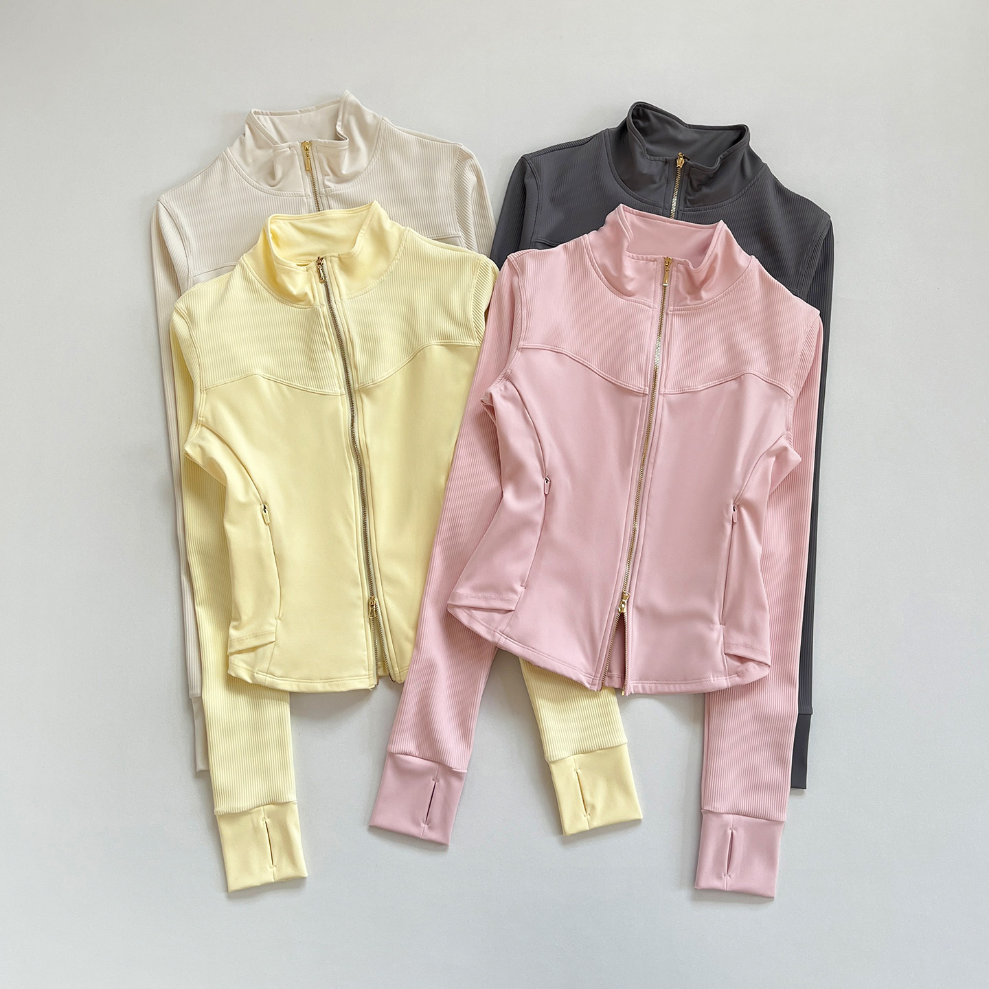 立领修身瑜伽服外套女秋冬季健身训练运动上衣专业跑步速干夹克,运动服/休闲服装,运动茄克/外套,淘宝优惠券,粉丝福利购,淘宝优惠卷