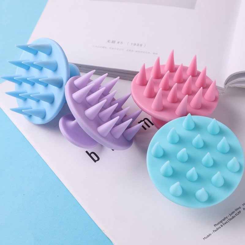 Silicone shampoo scalp hair massager shampoo massage comb ba