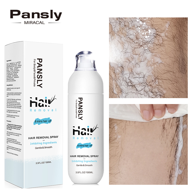 Hair Removal Spray for women 2 in 1 Inhibitor Silky Permanen