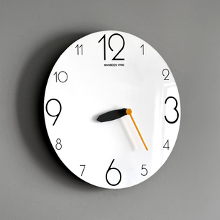 2026新款艺术极简挂墙时钟现代简约客厅挂钟表大气免打孔餐厅挂表