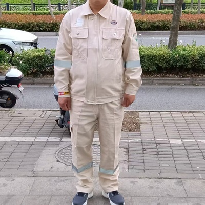 中远中海运船厂工作服100%纯棉秋冬厚款本工正品柔软电焊打磨套装