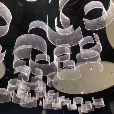 售楼部酒店会所大堂客厅亚克力工程吊灯北欧后现代简约创意餐厅灯