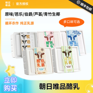 朝日唯品酸奶牧场生椰赏樱芭乐芦荟酪乳100g低温风味发酵乳
