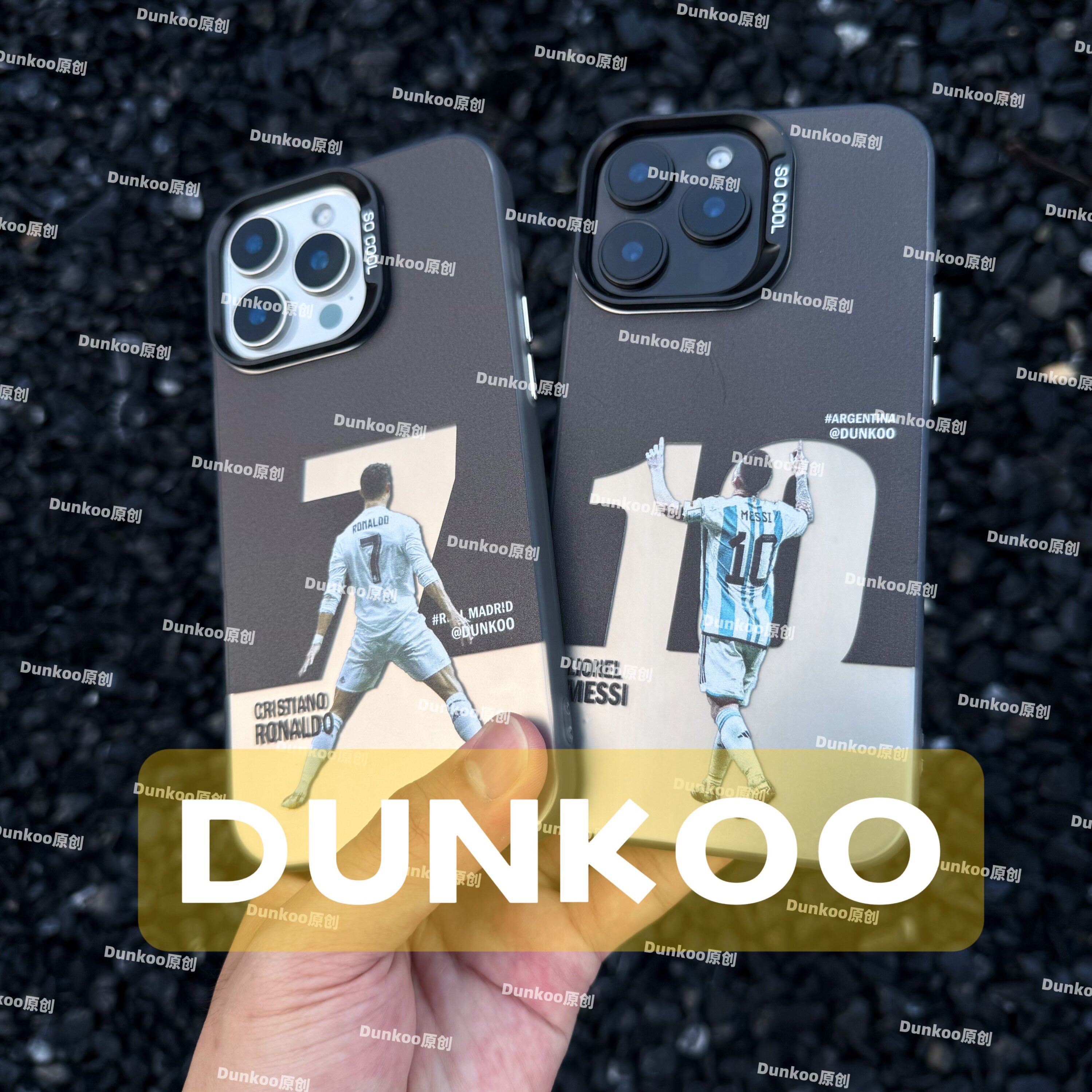 Dunko足球球星手机保护壳C1防摔球星周边男适用苹果16iPhone15promax华为小米荣耀红米VIVO一加IQOO魅族OPPO