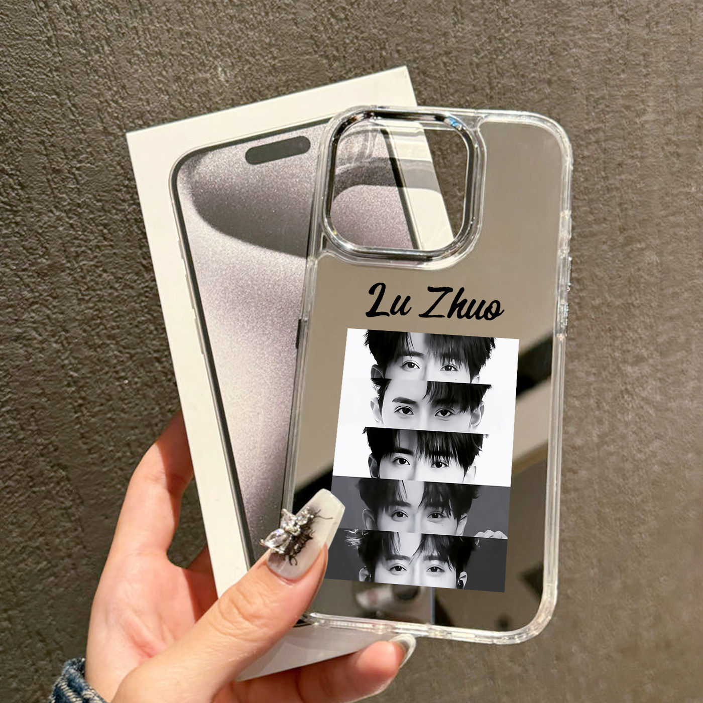 鹭卓手机壳适用苹果17promax种地吧华为mate/puar70/80眼睛iphone15十个勤天16小米13新年荣耀400镜面