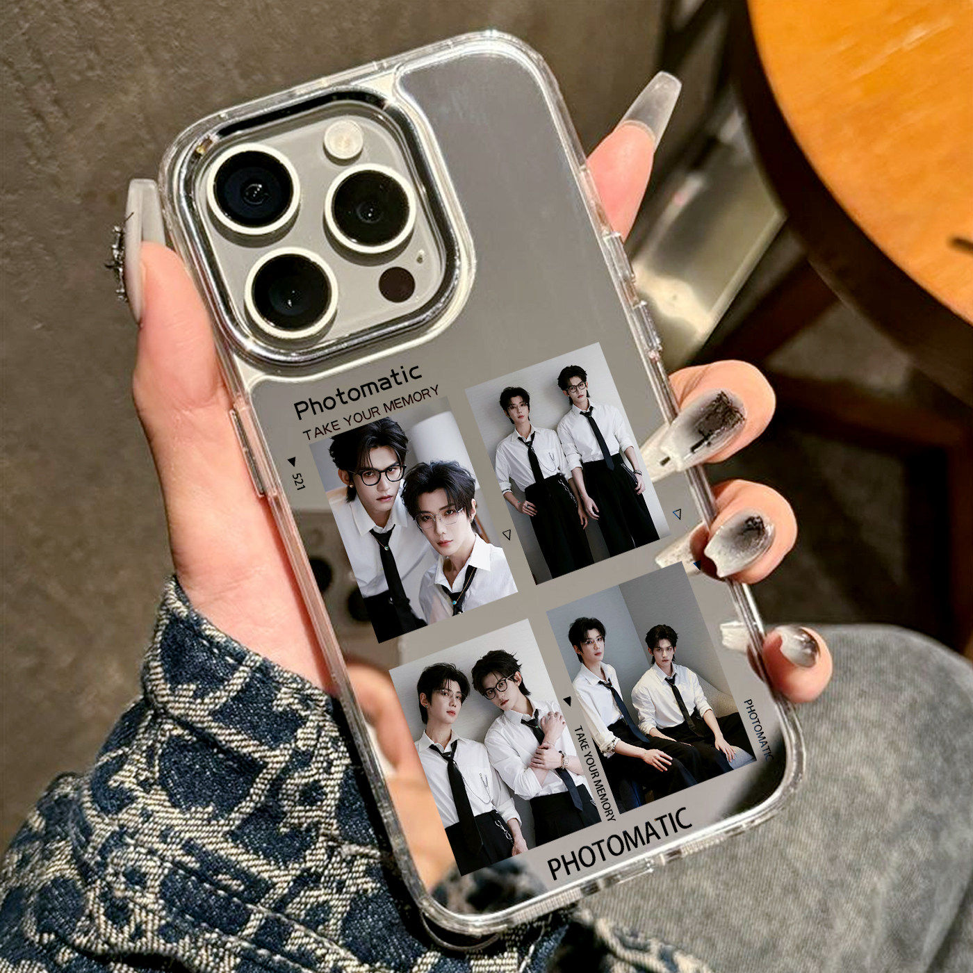 云熠星河手机保护壳适用苹果17promax撕拉照华为mate/puar70云旗80iphone15郝熠然16小米13reno12荣耀400镜面