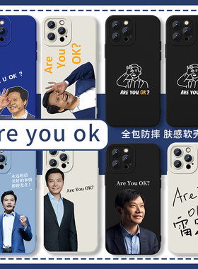 are you ok手机壳苹果15华为mate60雷军iPhone14promax雷神vivo13周边OPPO小米12x雷总11areyouo适用are u ok