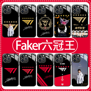 t1手机壳苹果17华为mate60战队iPhone16proma六星pura70小米15六冠OPPO签名vivo联名14周边50faker六冠王适用