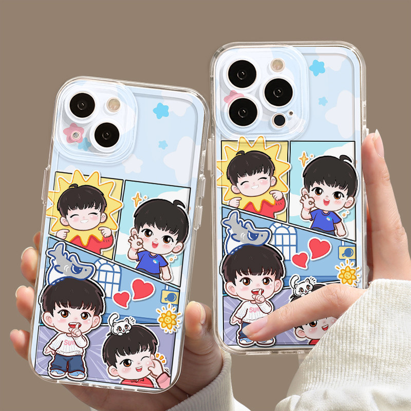 莎莎手机壳苹果17周边iPhone16promax华为pura80小米15软壳14防摔13适用mate70孙颖莎12外壳vivo新款oppo明星