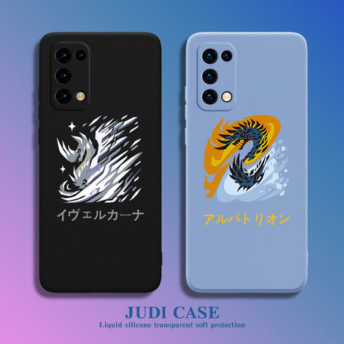 怪物猎人iqoo8手机壳A56s游戏vivoS16周边oppoK10X适用X60曙光世界neo5硅胶R15潮findX6pro一加9女reno7男ACE