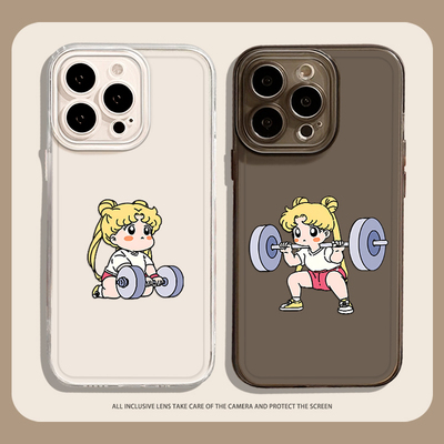 健身美少女战士手机壳适