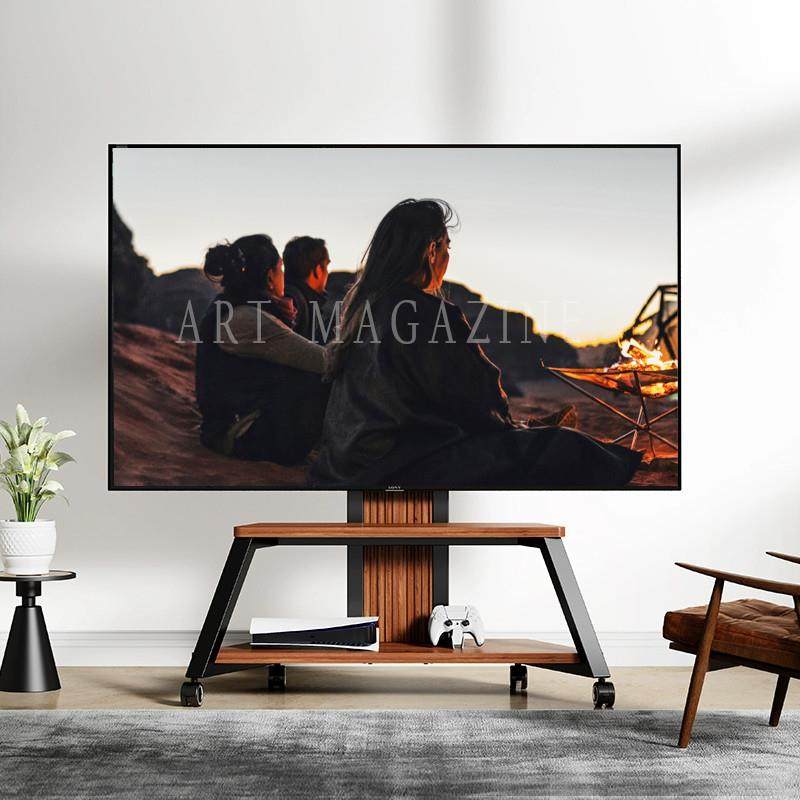 电视机支架可移动落地电视柜55/65/75/85寸电视架立式推车