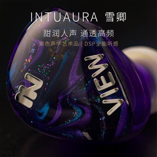INTUAURA忘境HIFI有线入耳式耳机雪卿VIEW动圈耳机3D打印树脂耳挂