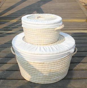 包子 草编馒头筐保温商用手工编织盛馍筐家用收纳筐装 保温箱烧饼