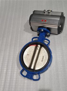 D671X气动夹对DN60016Q球墨铸铁蝶阀橡胶规格-