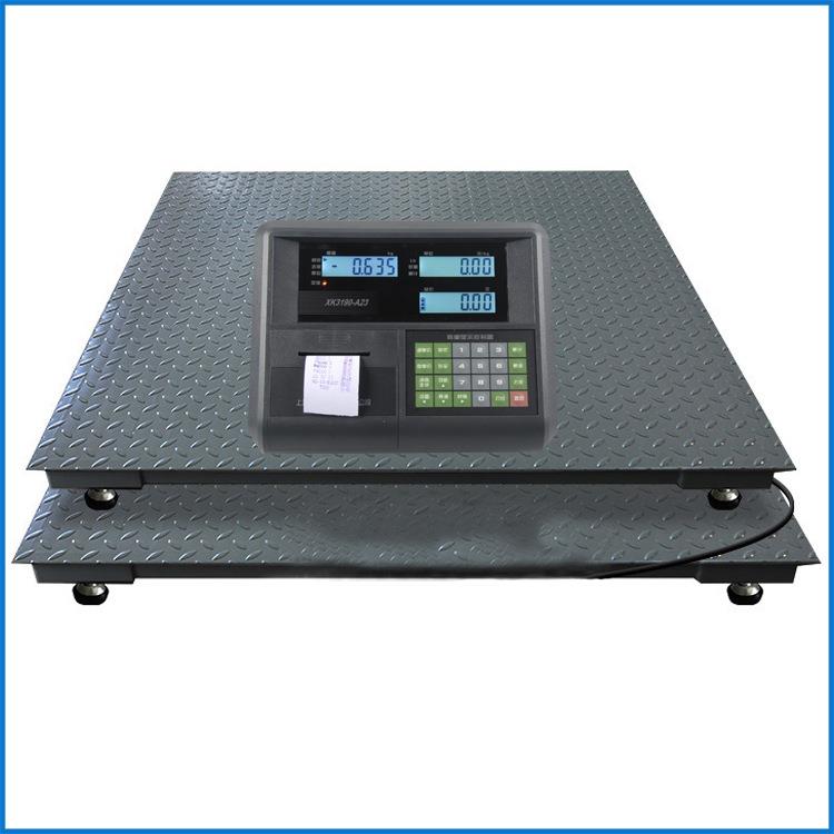 上海耀华带打印小票电子平台秤A2P打印重量价格电子地磅秤1-吨