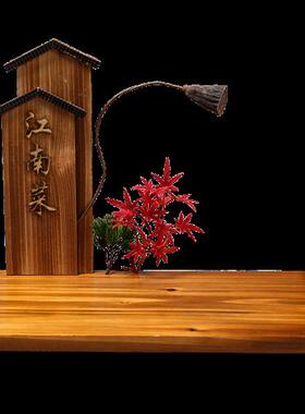 创意实木根雕底座客厅酒店用品意境菜盘装饰摆件禅意木制工艺品