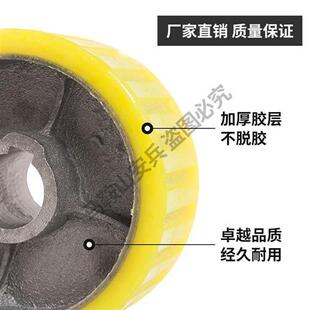 混凝土四轮搅拌机轮子滚轮摩擦脚轮砂浆水泥小滚筒配件工地用胶轮