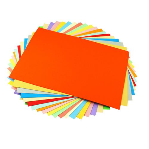 鑫莱美A4彩色复印纸浅色手工折纸A4打印纸70g儿童手工剪纸100张