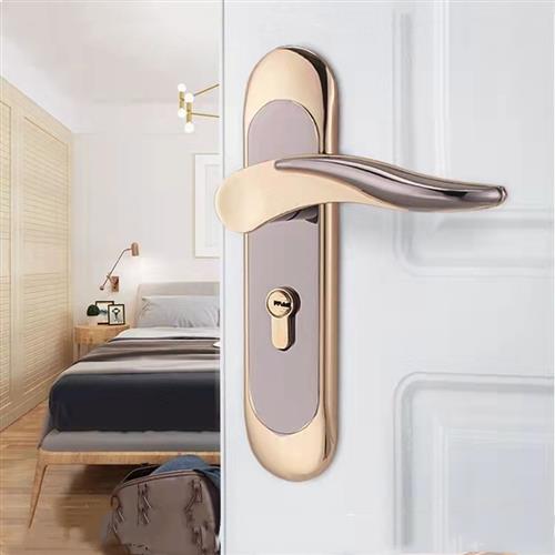 福字卧室锁内门锁通用型门把手锁头家用简约卫浴房门锁锁具公寓锁