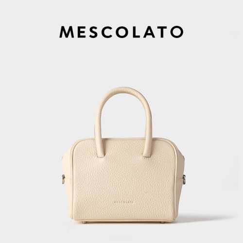 头层牛皮保龄球包mescolato