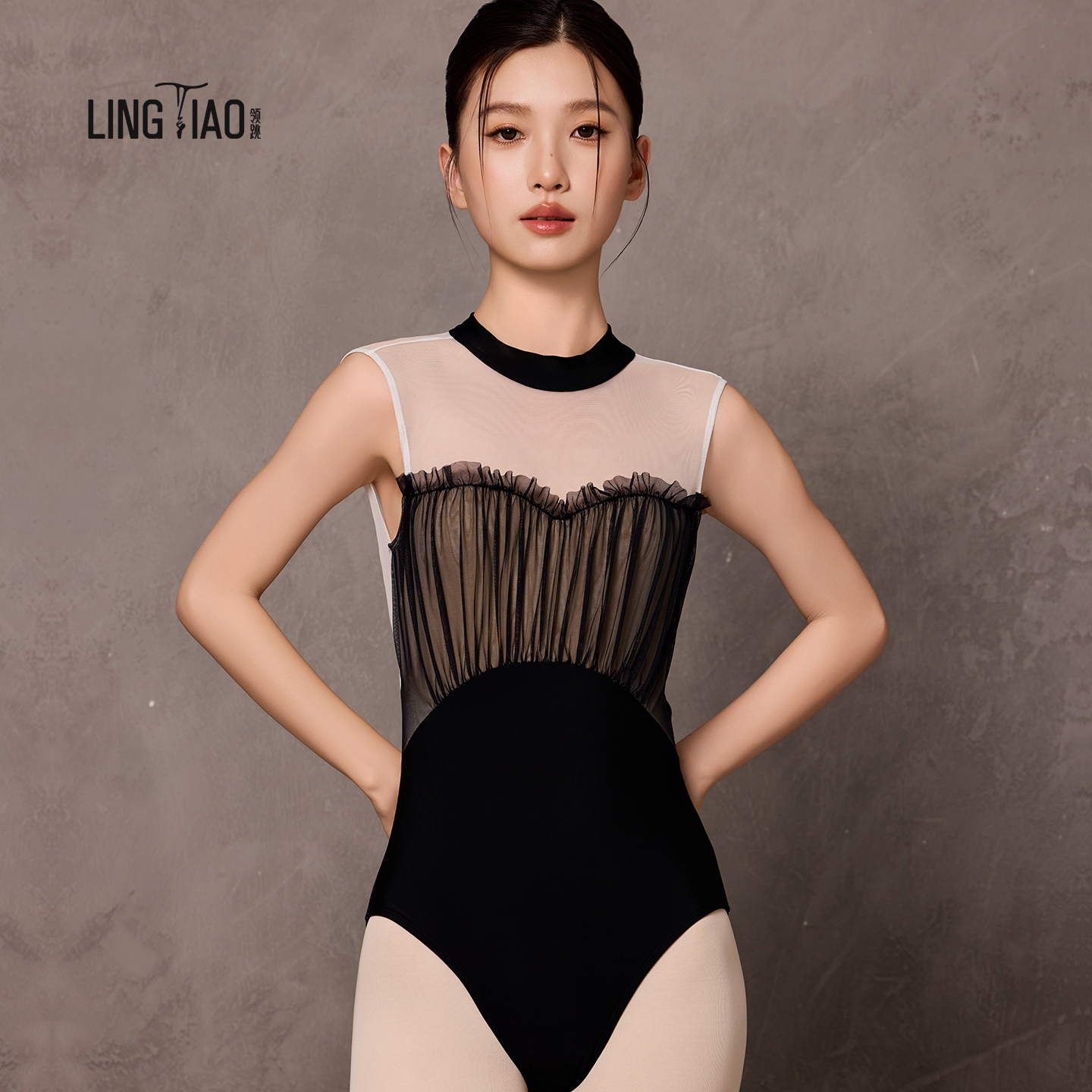 舞蹈服成人女芭蕾舞服装形体训练服体操服教师中国舞连体服练功服