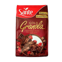 Polish imported SANTE chocolate oatmeal with 4 flavors to choose from: Sante Orange Cherry Strawberry Block oatmeal thumbnail 3