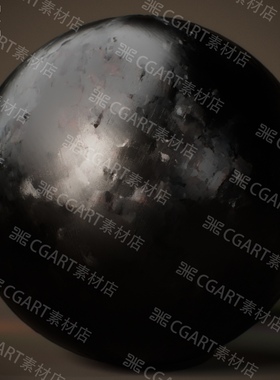 Substance Designer风格化吉卜力金属纹理SD材质球sbs源文件