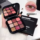 正品 日常百搭九色眼影盘温柔氛围感眼妆哑光珠光细闪综合彩妆盘