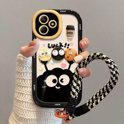 曲奇煤球适用于小米17promax手机壳15/14ultra13pro12T红米note15pro+14k90/80/60/女civi5PRO泡芙保护套