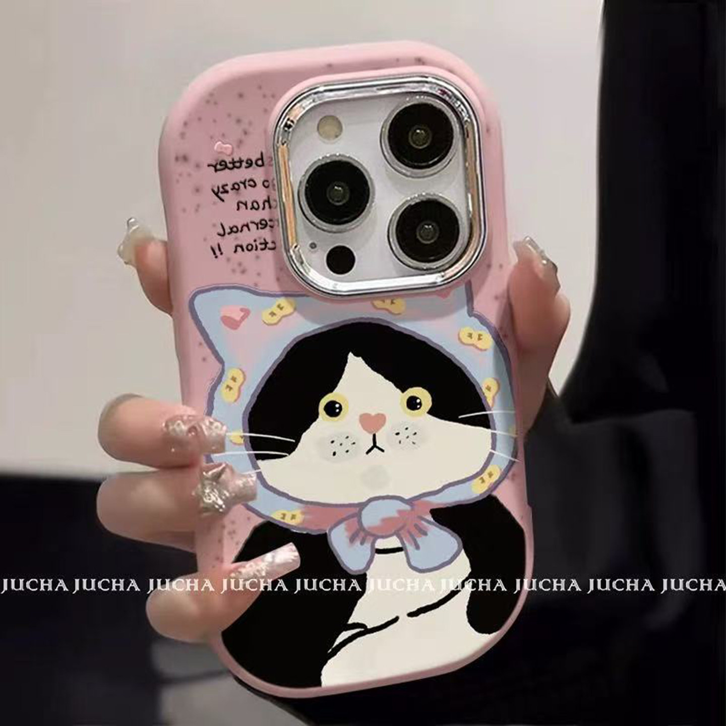 卡通帽子猫咪适用于一加ACE6手机壳3pro一加15/13T/12oneplusace5竞速版一加ACE5至尊2v新款+10t女镜框保护套