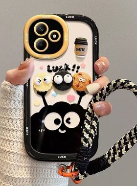 曲奇煤球适用于一加15手机壳13T一加ace6/5/Turbo6v全包一加9Pro女1+ace2v创意1+ace3pro1加11泡芙保护套