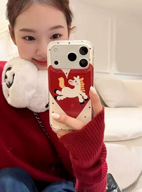 火翔爱心飞马适用于一加Ace6手机壳至尊竞速版1+5/13TACE3/3V新款一加12女Ace5Pro/OnePlus11/10t保护套大孔