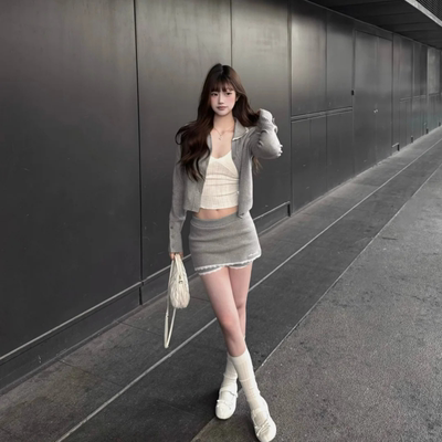2026简约风修身显瘦开衫上衣女