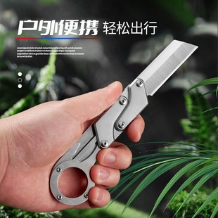 全钢户外折叠小刀切肉割绳子多用小刀拆快递家用便携小刀锋利开刃